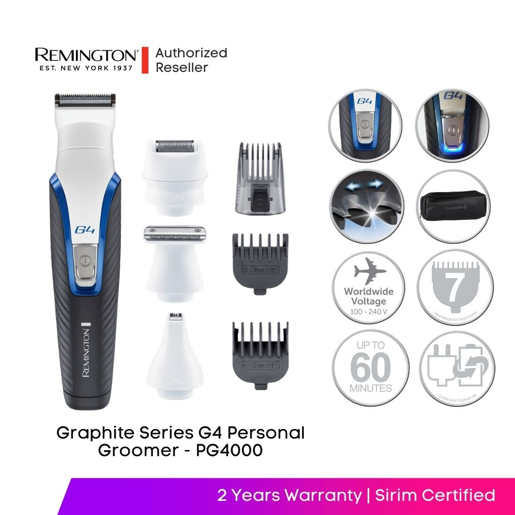 Remington Graphite Series G4 Personal Groomer - PG4000 | Shopee Malaysia