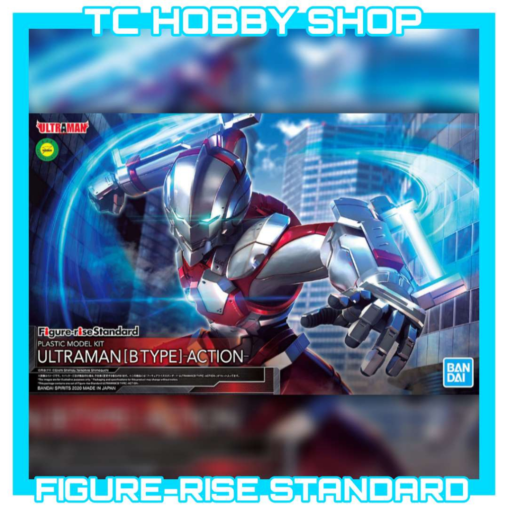 Ready Stock Bandai FRS Figure Rise Standard Ultraman B Type Action