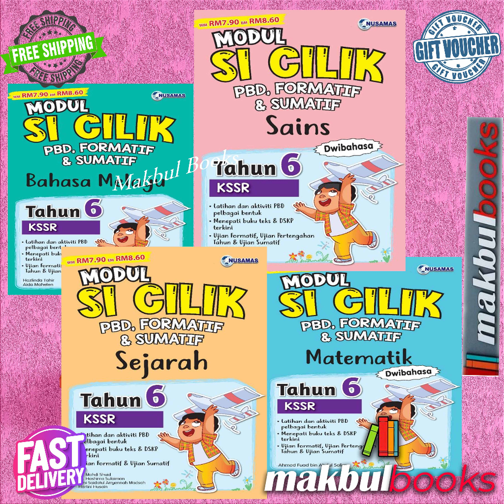 NUSAMAS MODUL SI CILIK PBD ,FORMATIF&SUMATIF KSSR TAHUN 6 SAINS/BAHASA