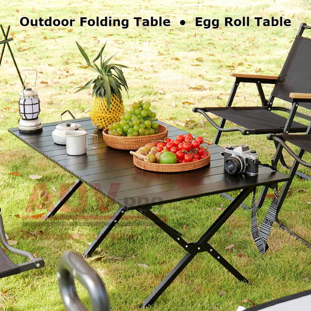Portable Outdoor Folding Table Large Size Camping Table Glamping