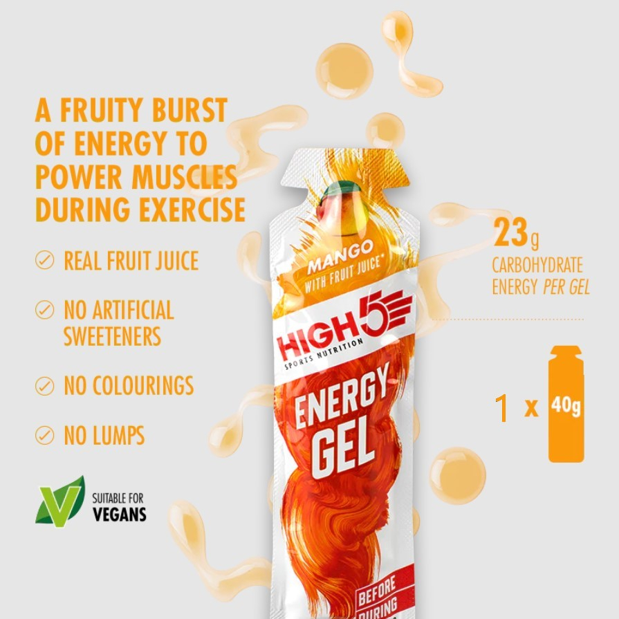 High5 Sport Nutrition Energy Gel Sachet (instant energy for Running