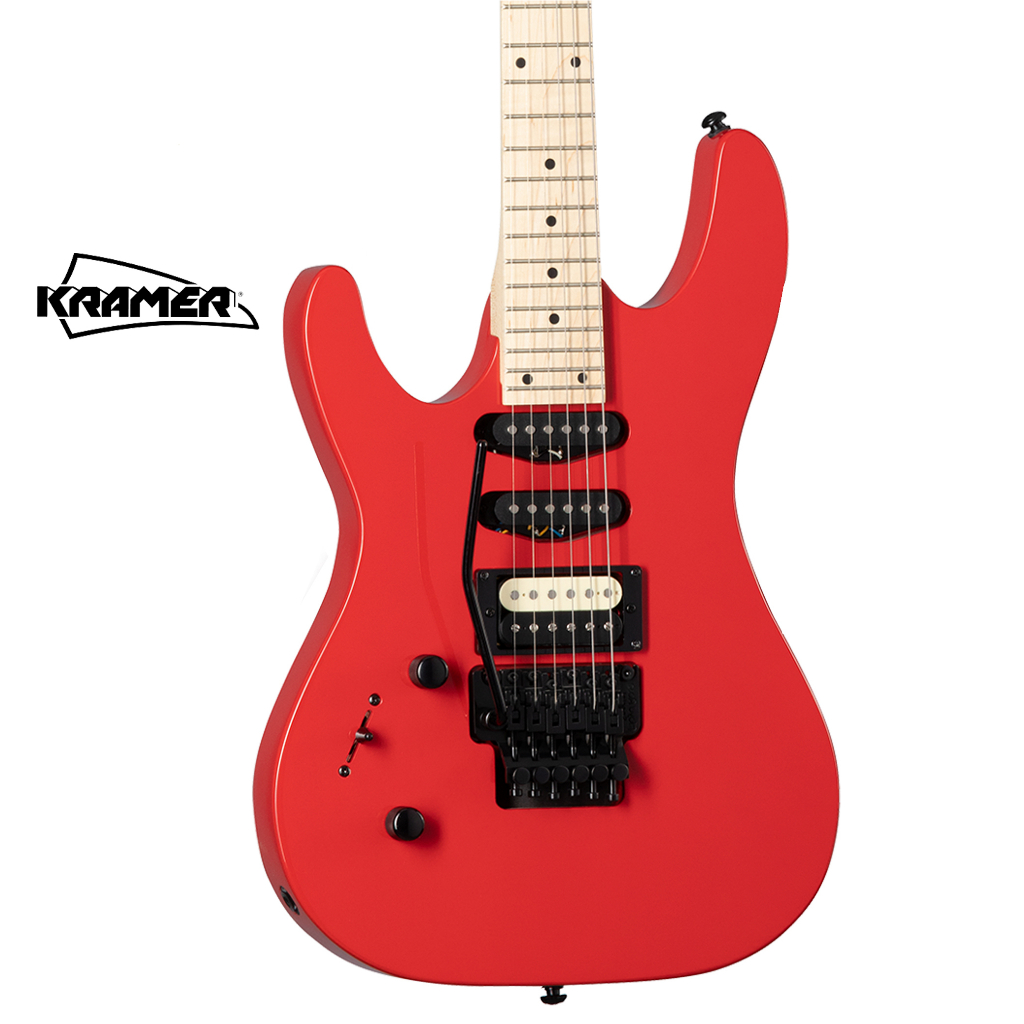 Kramer Striker HSS Left-handed Electric Guitar - Jumper Red / Ebony ...