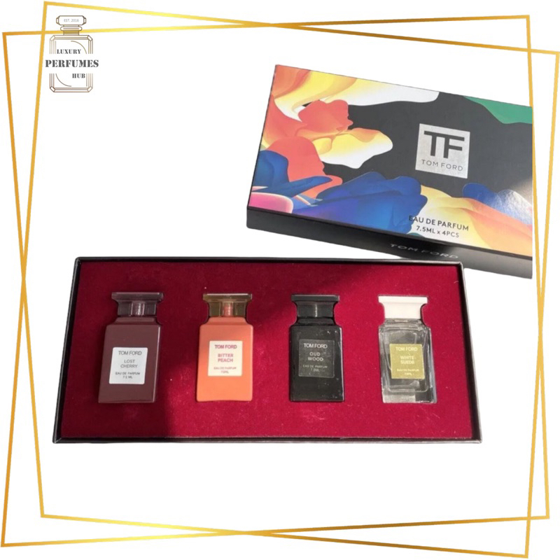 TOM FORD RAINBOX BOX SET (4X7.5ML) 4IN1 WITH PAPER BAG SET | Shopee ...