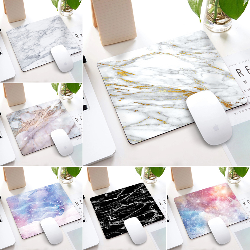 Marble Grain Mouse Pad Home Office Computer Desk Mat Anti Slip Cute ...
