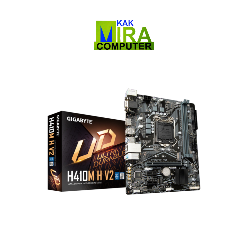 GIGABYTE Intel H410M H INTEL LGA1200 mATX MOTHERBOARD + INTEL 10TH GEN