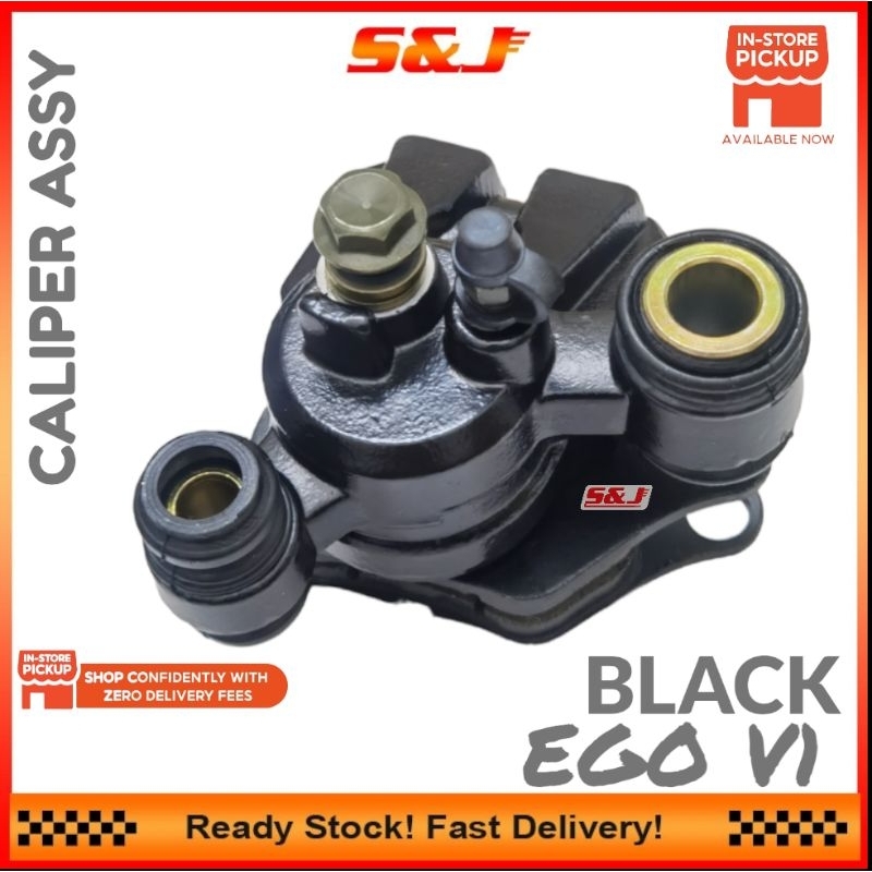 EGO EGOS V1 CALIPER ASSY FRONT KELIPER PUMP BAWAH BLACK NO INCLUDE ...