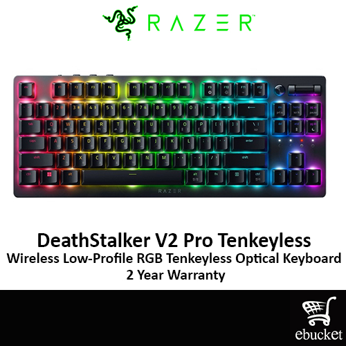 Razer DeathStalker V2 Pro Tenkeyless -Wireless Low-Profile RGB ...