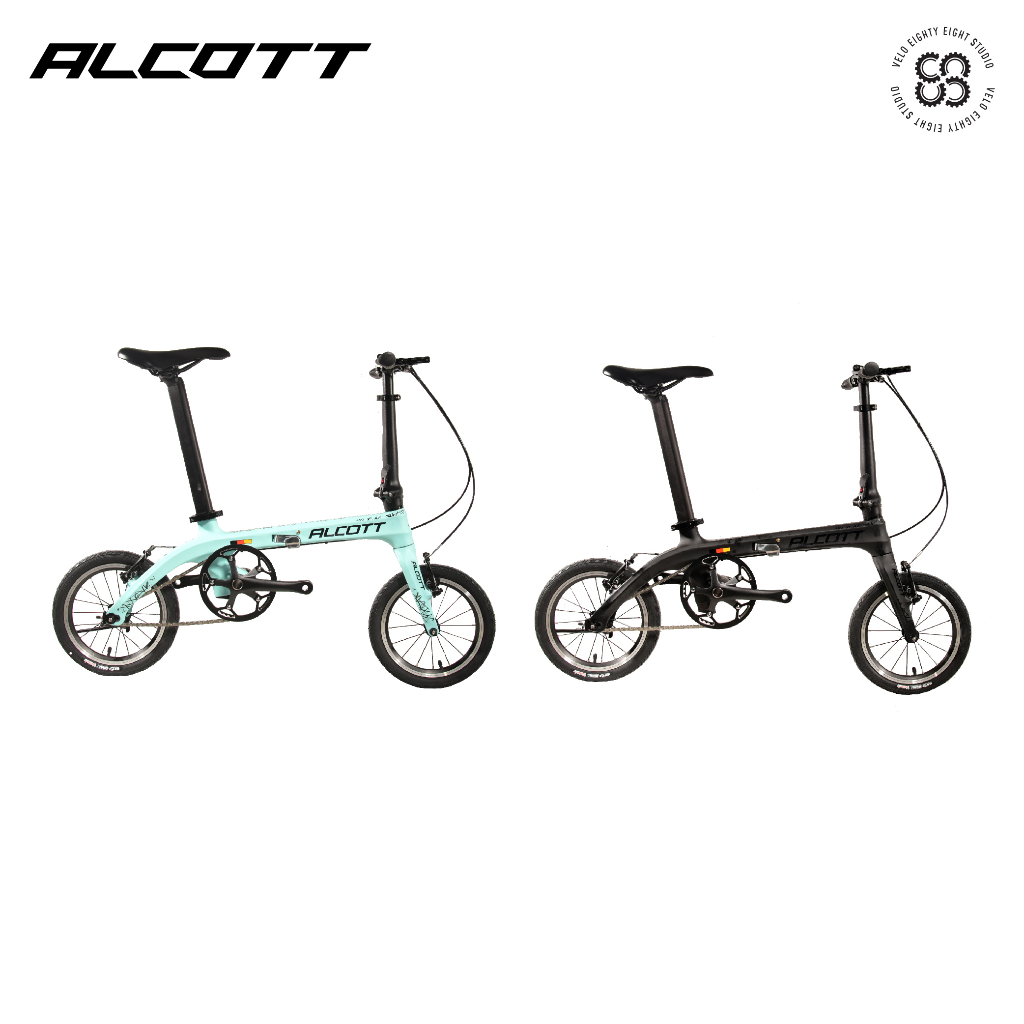 Alcott Z0 Carbon Folding Bike Single Speed (14") Shopee Malaysia