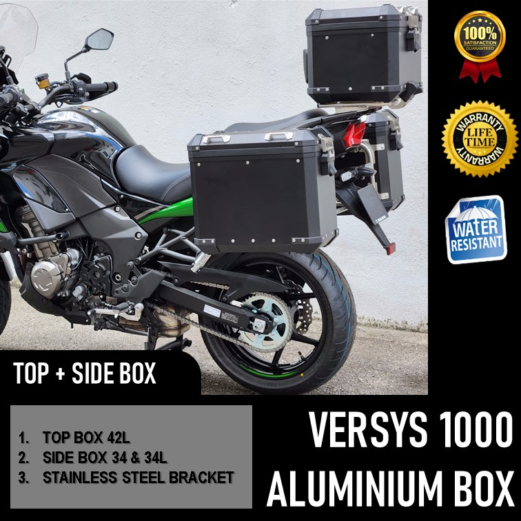 Kawasaki Versys 1000 Versys1000 ALUMINIUM BOX SIDE BOX SIDE PANNIER TOP ...