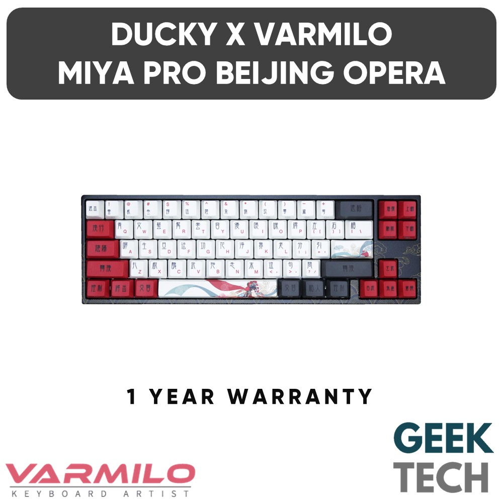 DUCKY X VARMILO Miya68 Pro Beijing Opera 65% 68 Keys Compact Wired ...