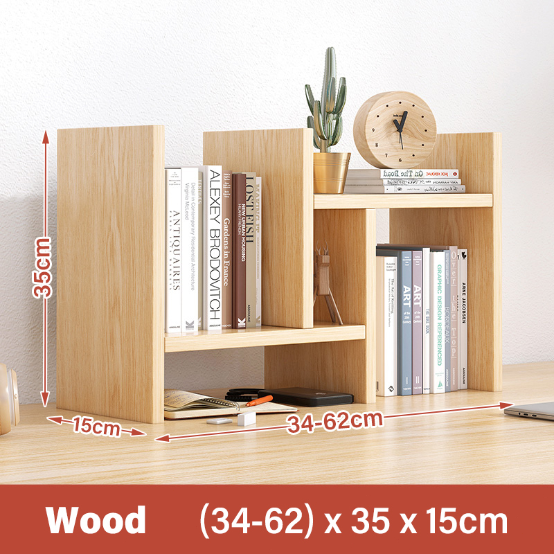 DO Adjustable Desktop Shelf Organizer Office Table Rack Multipurpose ...