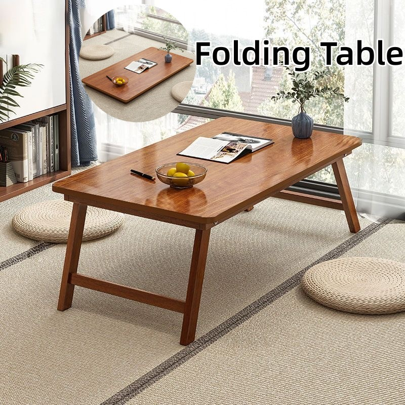 Folding table Japanese folding coffee table tatami tea table folding side table folding table