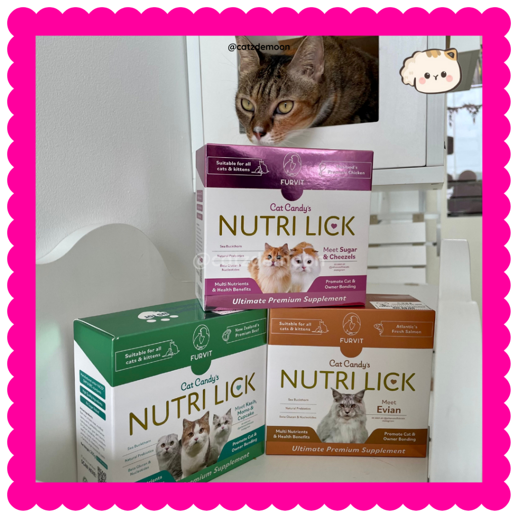 Furvit Cat Candy's Nutri Lick Cat Nutritional Supplement 40 sachets per