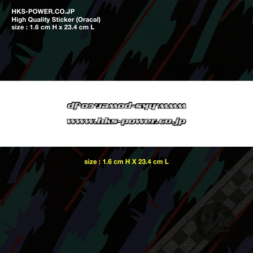 HKS URL Website Sticker / Decal (High Quality Sticker) 1set 2pcs ...