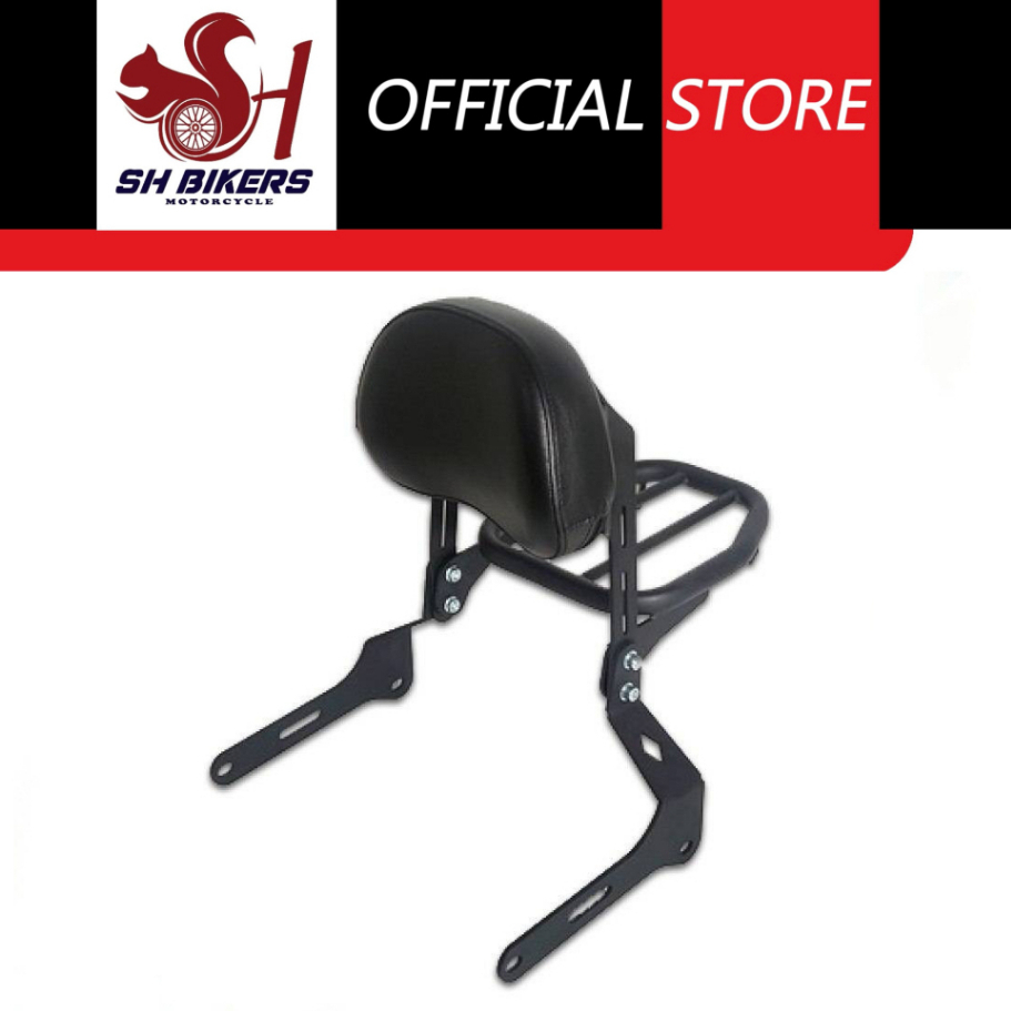 QJMotor SRV250 Backrest with Rack, Backrest Rack Backrest With Top Rack ...