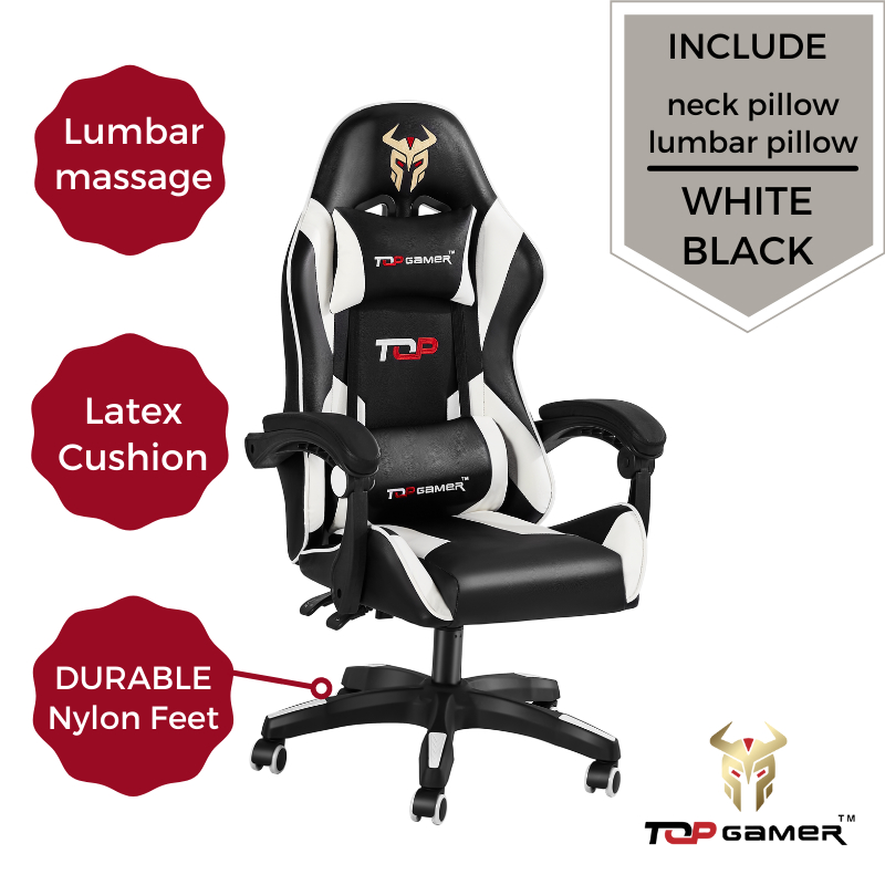 Mlife TOP GAMER Ergonomics Gaming chair Adjustable backrest reclining