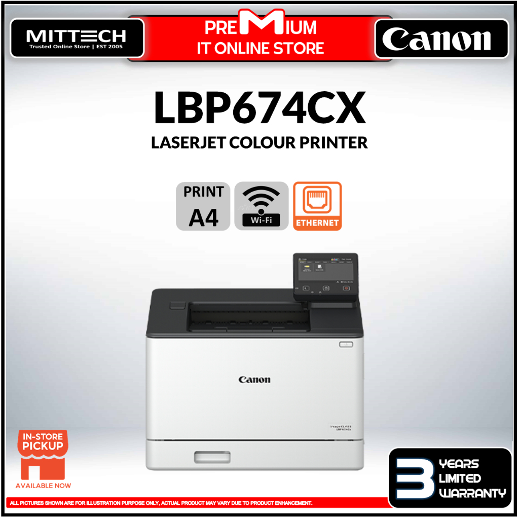 Canon imageCLASS LBP674Cx Colour Laser Printer Mobile Printing