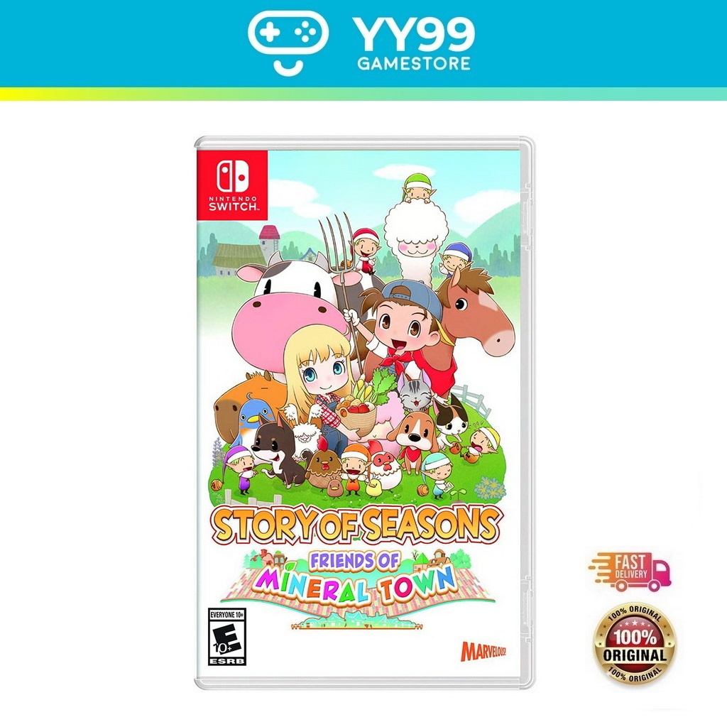 Story of seasons friends of clearance mineral town switch english release date