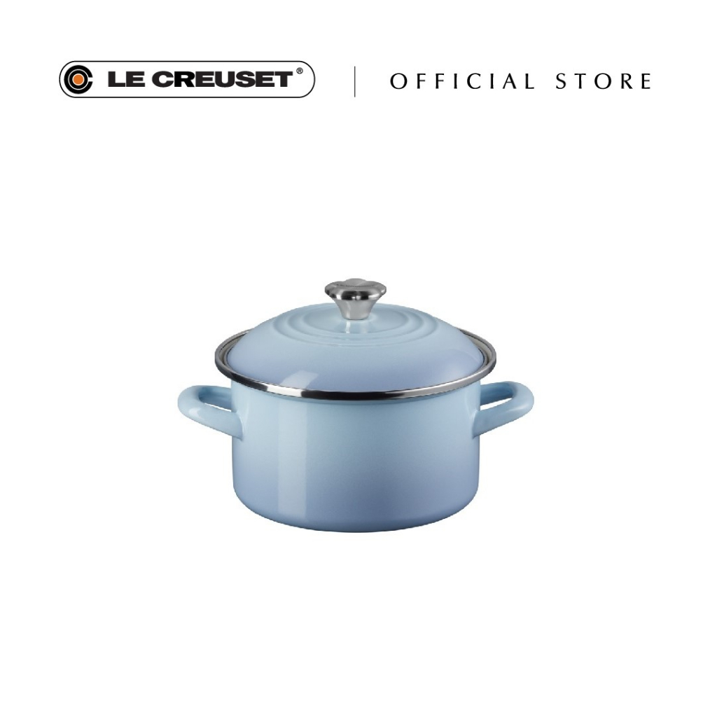 Le Creuset EOS Casserole 18cm with Stainless Steel Flower Knob