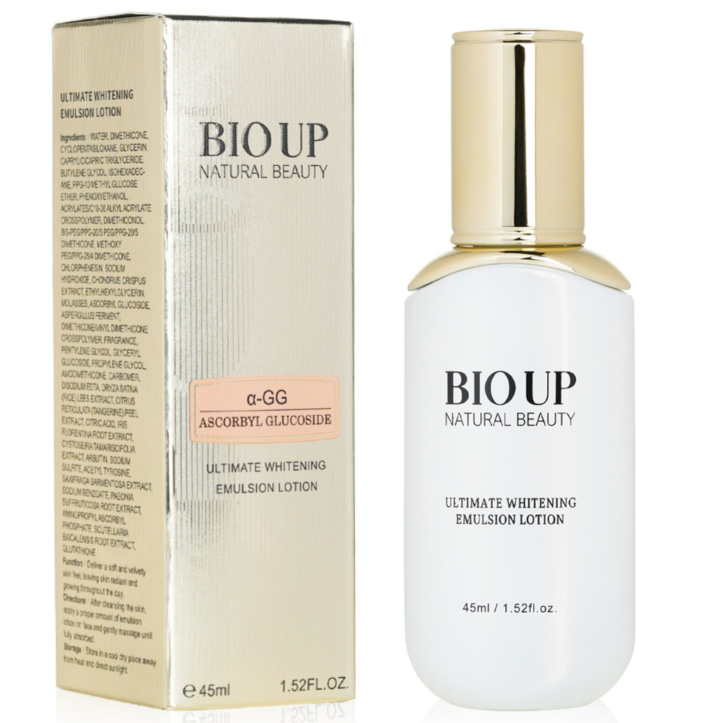 NATURAL BEAUTY - BIO UP a-GG Ultimate Whitening Emulsion Lotion 45ml/1 ...