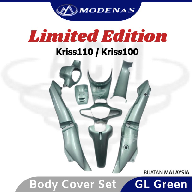 MODENAS Limited Edition Kriss 100 Kriss110 Body Cover Set Color Parts ...