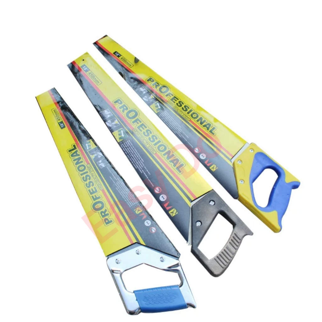 18 INCH Wood Hand Saw DIY Ply Timber Cutting Straight Cut Hand Tool Gergaji Mata Potong Kayu