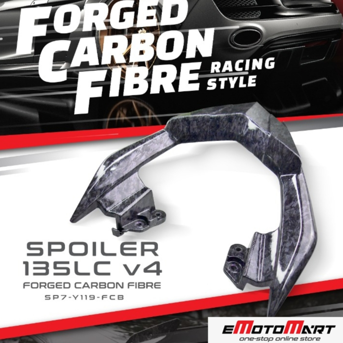 YAMAHA LC V4 - V7 SPOILER SEAT BAR L BAR HANDLE BAR - FORGE CARBON ...