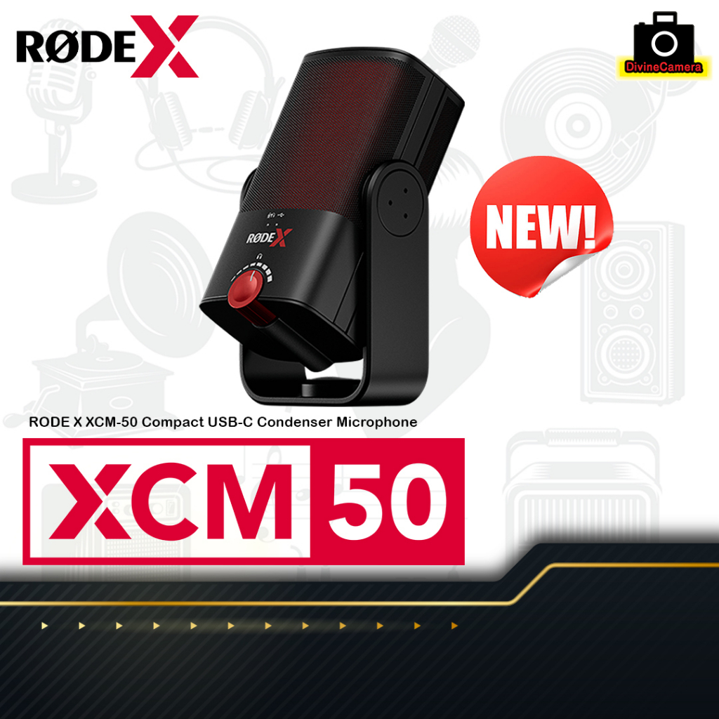 RODE X XCM-50 XCM50 Ultracompact Condenser USB-C Microphone | Shopee ...