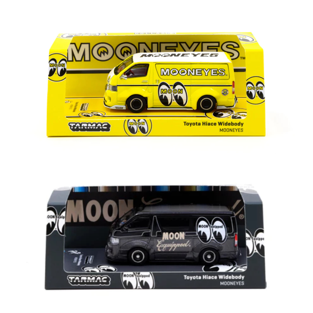 Tarmac Works 1:64 Toyota Hiace Widebody - Mooneyes (HOBBY64 - Yellow /  COLLAB64 - Black) | Shopee Malaysia