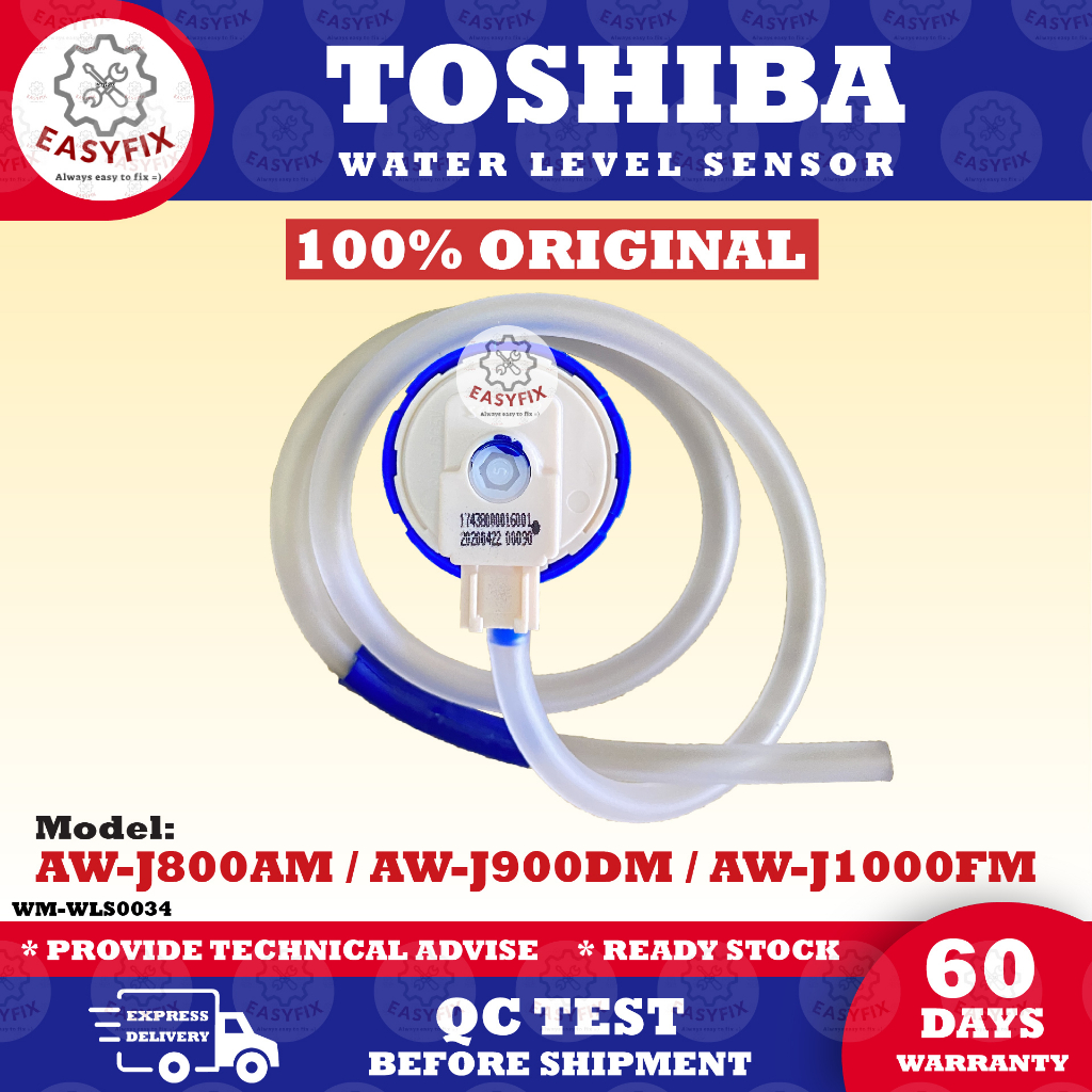 (100% ORIGINAL) AW-J800AM / AW-J900DM / AW-J1000FM TOSHIBA WASHING ...