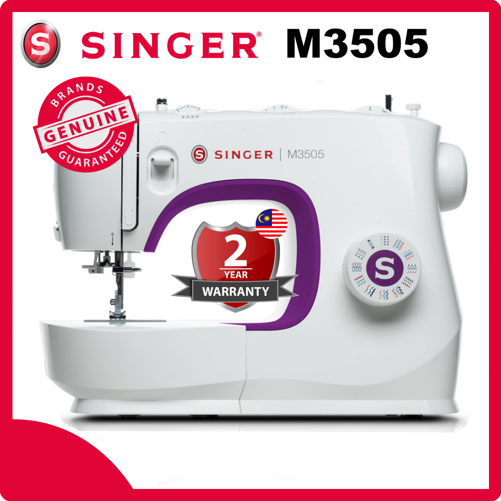Singer M3505 Sewing Machine 32 Stitch Patterns (2 Years Local Malaysia