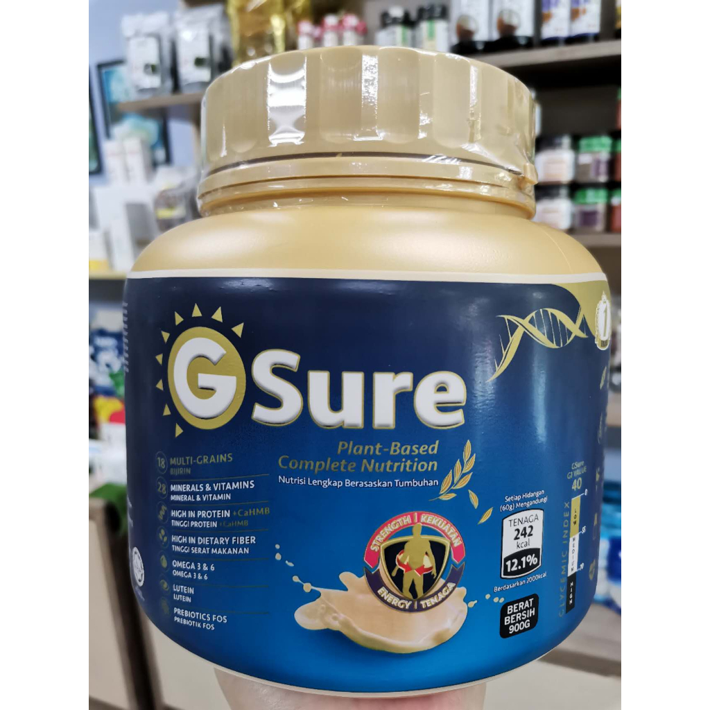 Good Morning Gsure PlantBased Protein Nutrition Drink (900g) Shopee