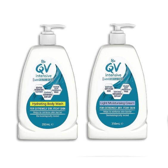 QV Intensive With Ceramides Hydrating Body Wash / Light Moisturising