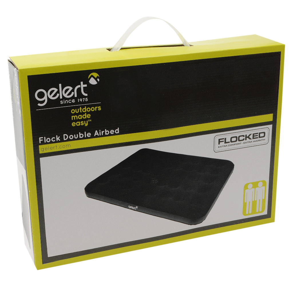 Gelert Flock Single Double Airbed Original 100