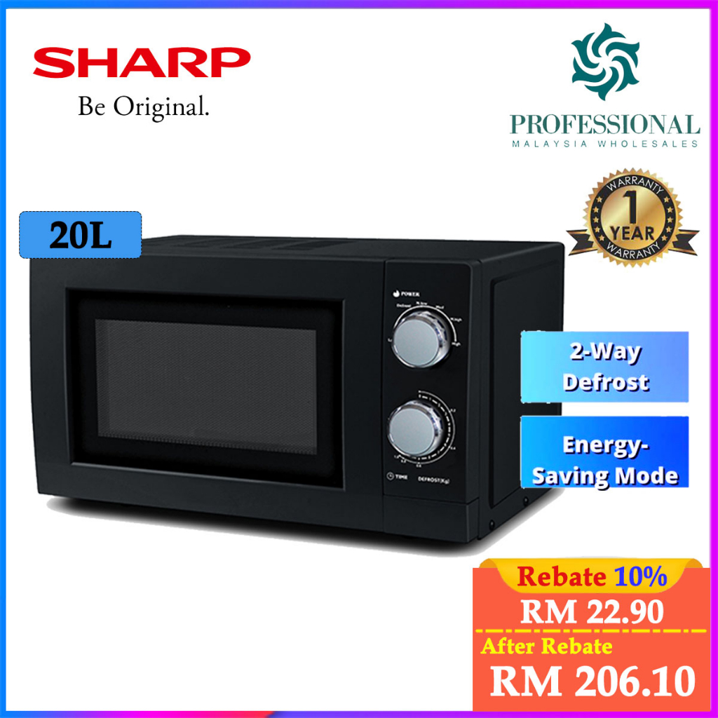 Sharp Microwave Oven (20L/700W) R219EK Shopee Malaysia