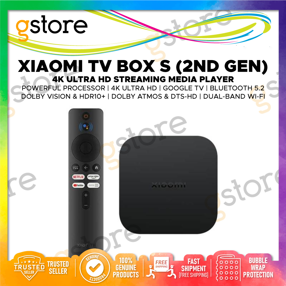 Xiaomi TV Box S Android 2nd Gen 4K Ultra HD MDZ-28-AA – Xpressouq