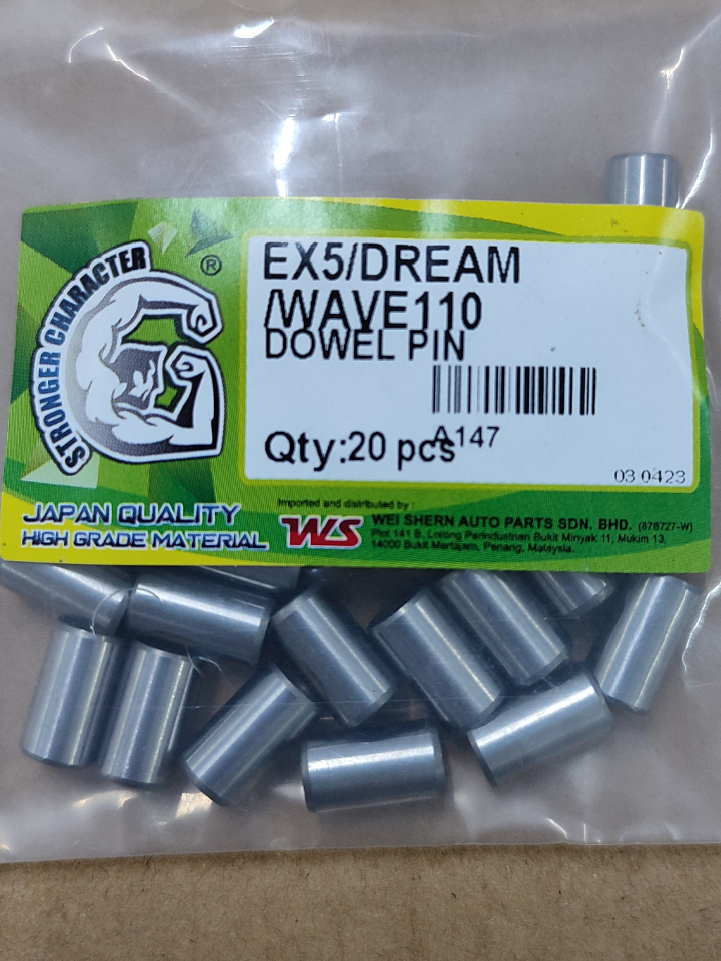 Fast Ship Out 10pcs 20pcs Block Bush Dowel Pin EX5 Dream Wave110 W110