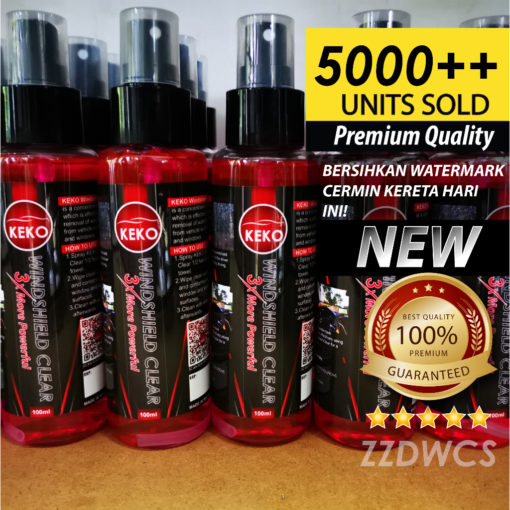 Watermark Remover Car Glass Aksesori Kereta Mirror Assesories Cermin