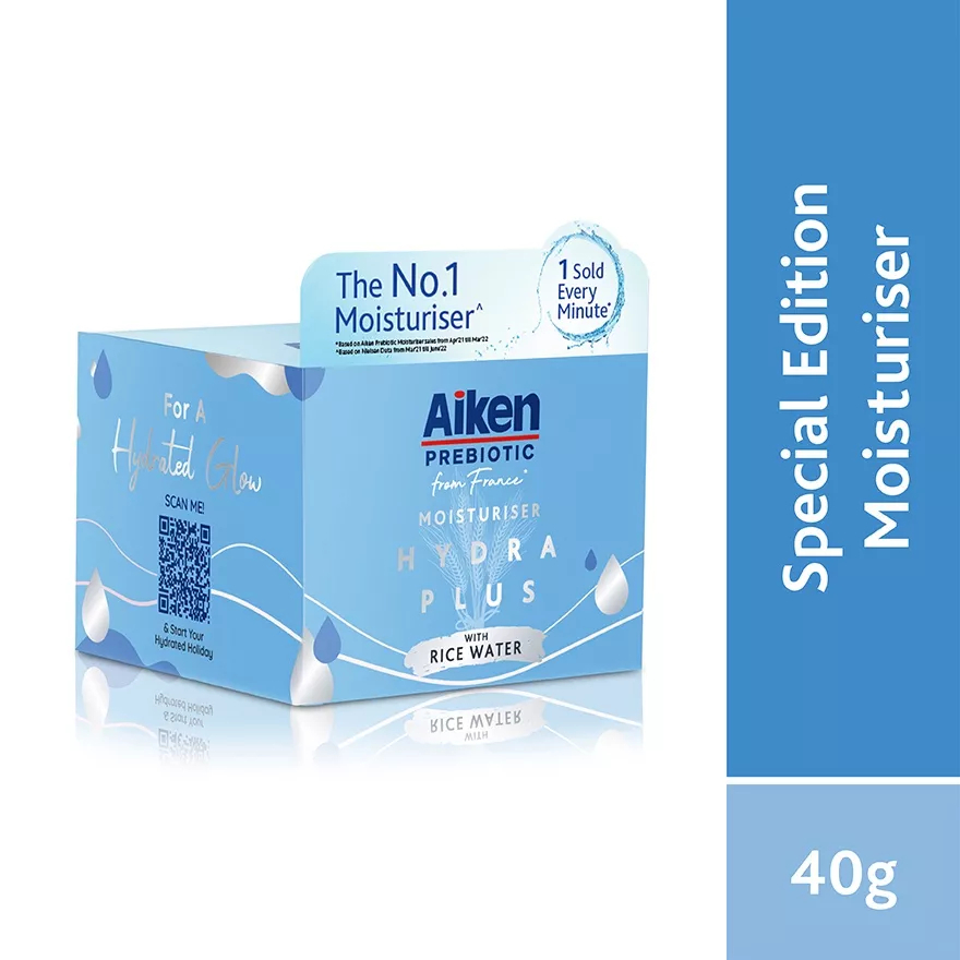 Aiken Prebiotic Hydra Plus Moisturiser Special Edition 40g Shopee