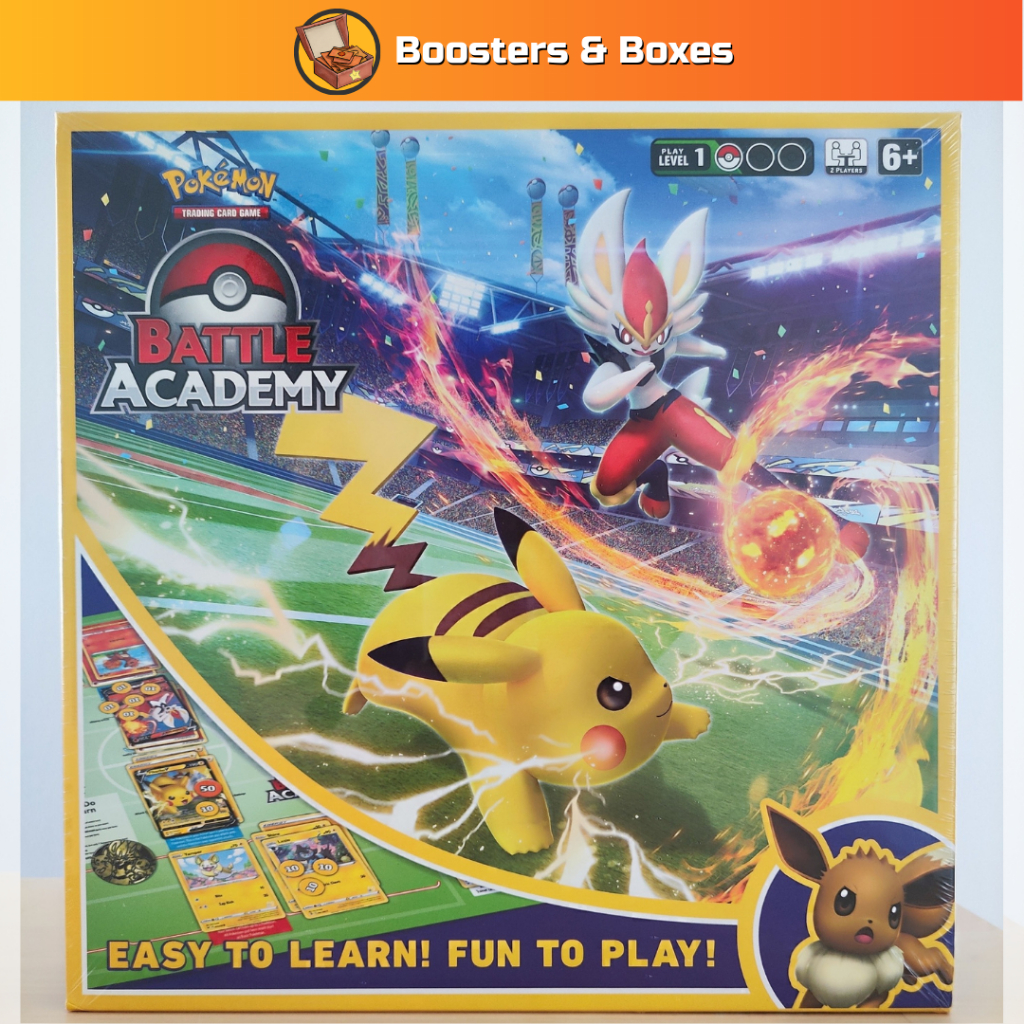 Pokémon TCG: Battle Academy 2022 (Cinderace V, Pikachu V & Eevee V ...