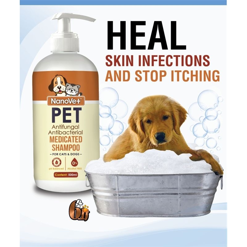 Nanovet Pet Medicated Shampoo for Cat and Dog Shopee Malaysia