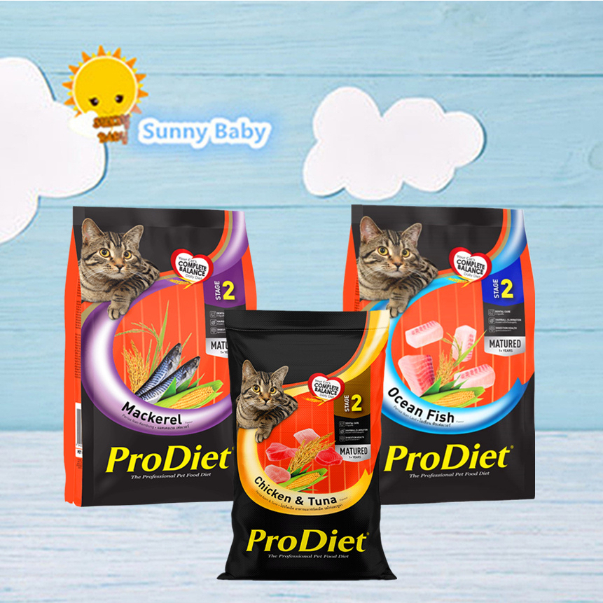 PRODIET 8KG CAT FOOD (OCEAN FISH / MACKERAL / CHICKEN & TUNA / TUNA