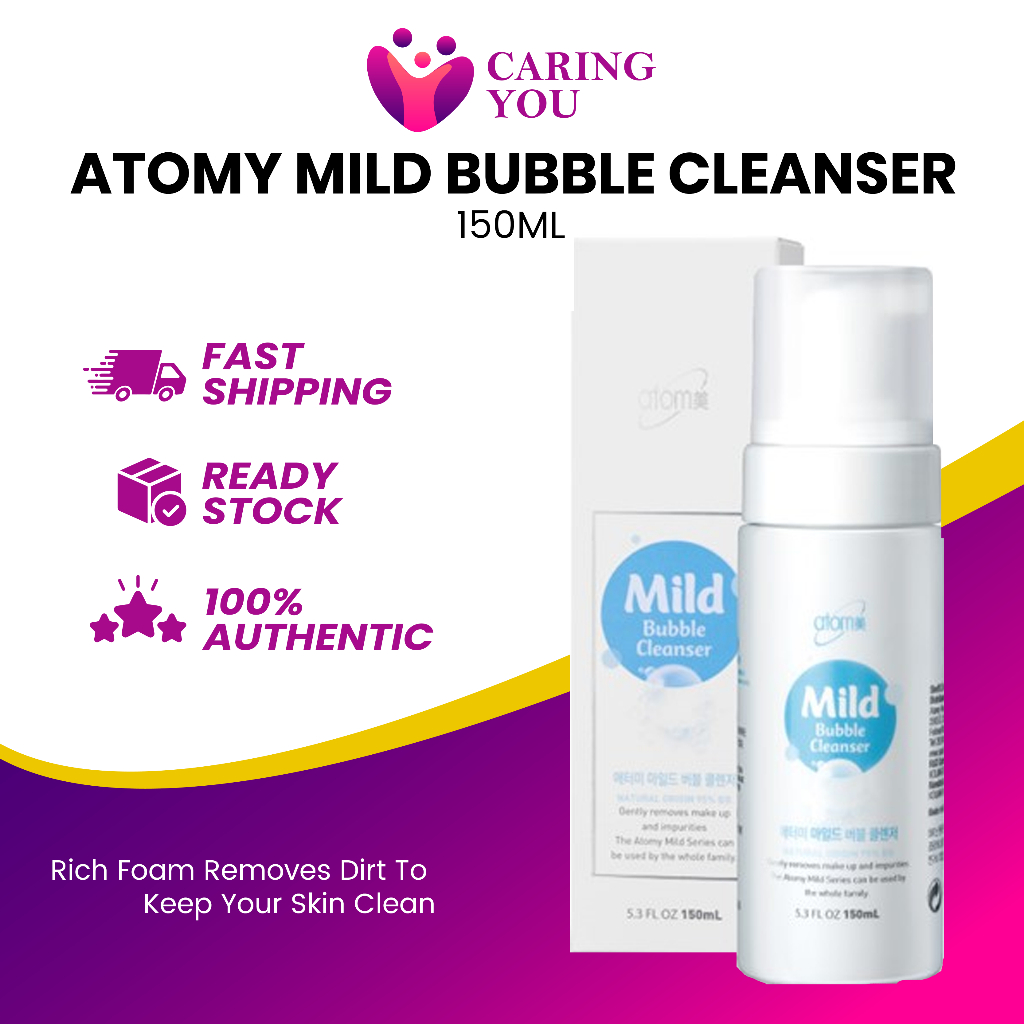 Atomy Eco Mild Bubble Cleanser Face Wash Moisture Pencuci Muka 洗脸 Shopee Malaysia