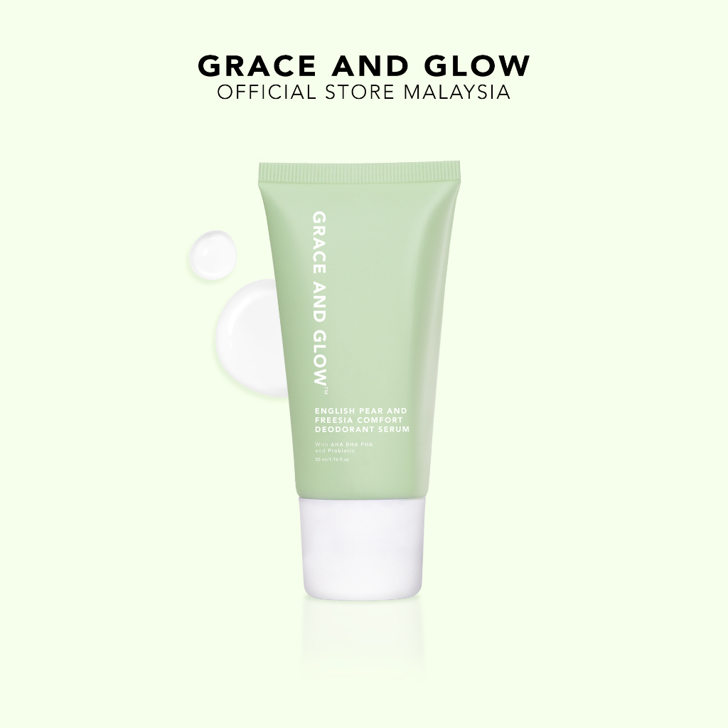 Grace and Glow English Pear and Freesia Deodorant Serum Roll On for