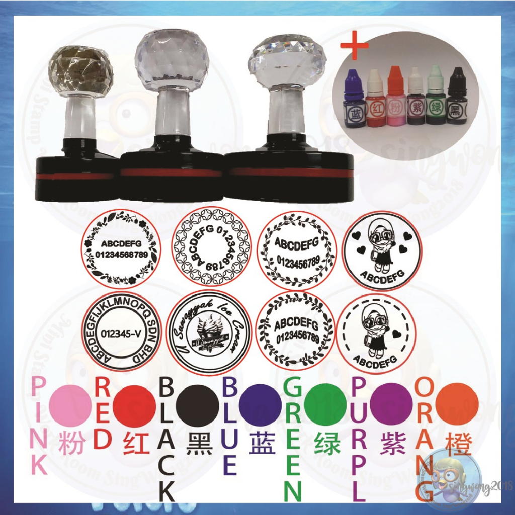 Customized self ink pre ink company/Teacher Rubber Stamp Cop | Shopee ...