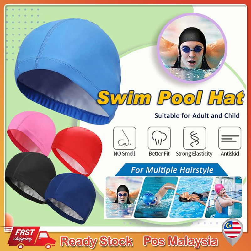Adult swimming cap men women long hair Waterproof non-slip swim cap ...
