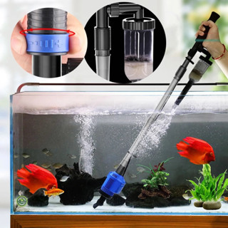 New Aquarium Siphon Fish Tank Semi-automatic Water Changer Vacuum Syphon  Pump Gravel Water Filter Cleaner With Filter Nozzle - AliExpress