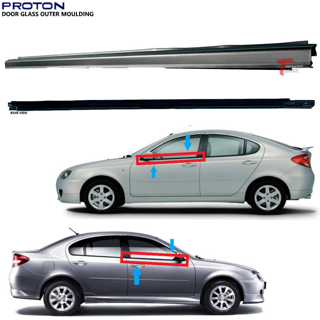 Proton Gen 2 Gen2 Persona SE CPS Elegance (2004) Door Glass Outer