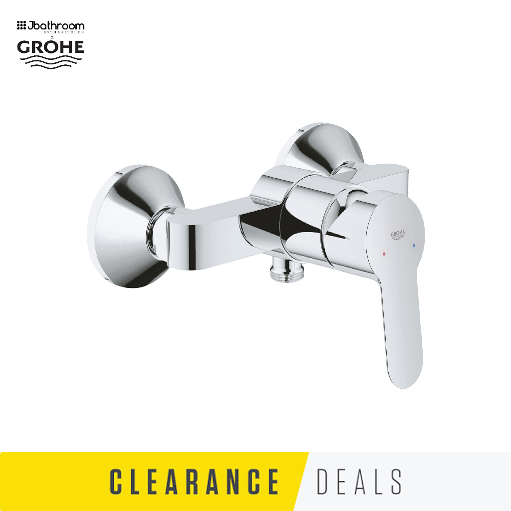 [DISPLAY CLEARANCE] GROHE BauEdge 23636000 singlelever shower mixer