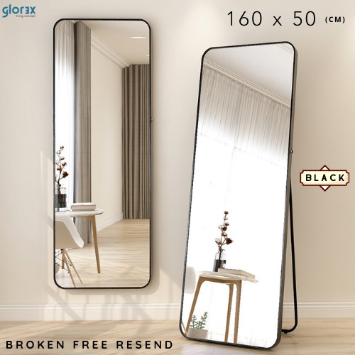 GLOREX FULL LENGTH MIRROR LONG MIRROR WALL MIRROR STAND STANDING MIRROR ...